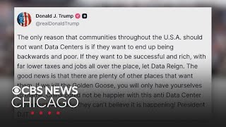 Trump says you only oppose data centers if you want to be backwards and poor