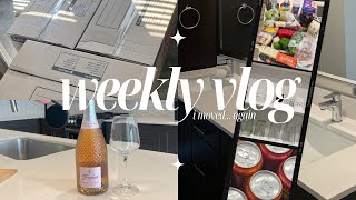 VLOG: I MOVED... AGAIN | is houston for me...?, entrepreneur struggles, unpacking + grocery restock