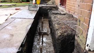 How to level a concrete foundation for a house