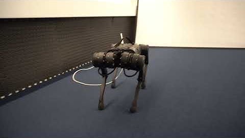 Nonlinear MPC on Unitree A1: Disturbance Test