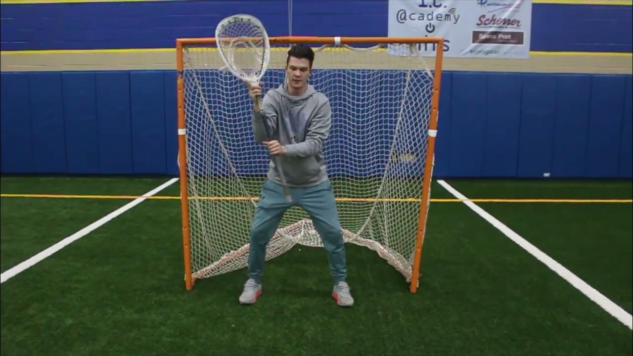 Fundamental Goalie Stance (Coach Carter Hall, Mukwonago Lacrosse) YouTube
