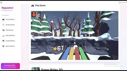The Most ADDICTING HTML5 Game! | Snow Rider 3D Gameplay