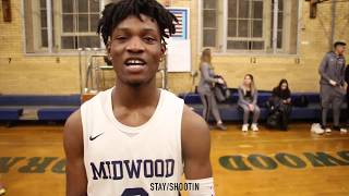 PSAL A | THIERRY BLYDEN HITS 1000 CAREER POINTS | MIDWOOD HIGH SCHOOL DEFEATS PAUL ROBESON 72-55