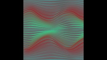 Waves 1 (Processing Animation 2023 10 22) #ambient #processing