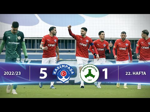 Kasımpaşa - Giresunspor (5-1) Highlights/Özet | Spor Toto Süper Lig - 2022/23