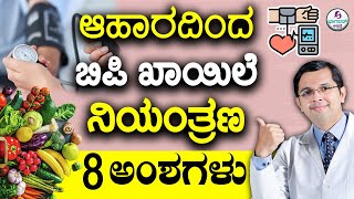 V106 - 8 Food Tips to Control BLOOD PRESSURE | ಆಹಾರದಿಂದ ಬಿಪಿ ಖಾಯಿಲೆ ನಿಯಂತ್ರಣ 8 ಅಂಶಗಳು