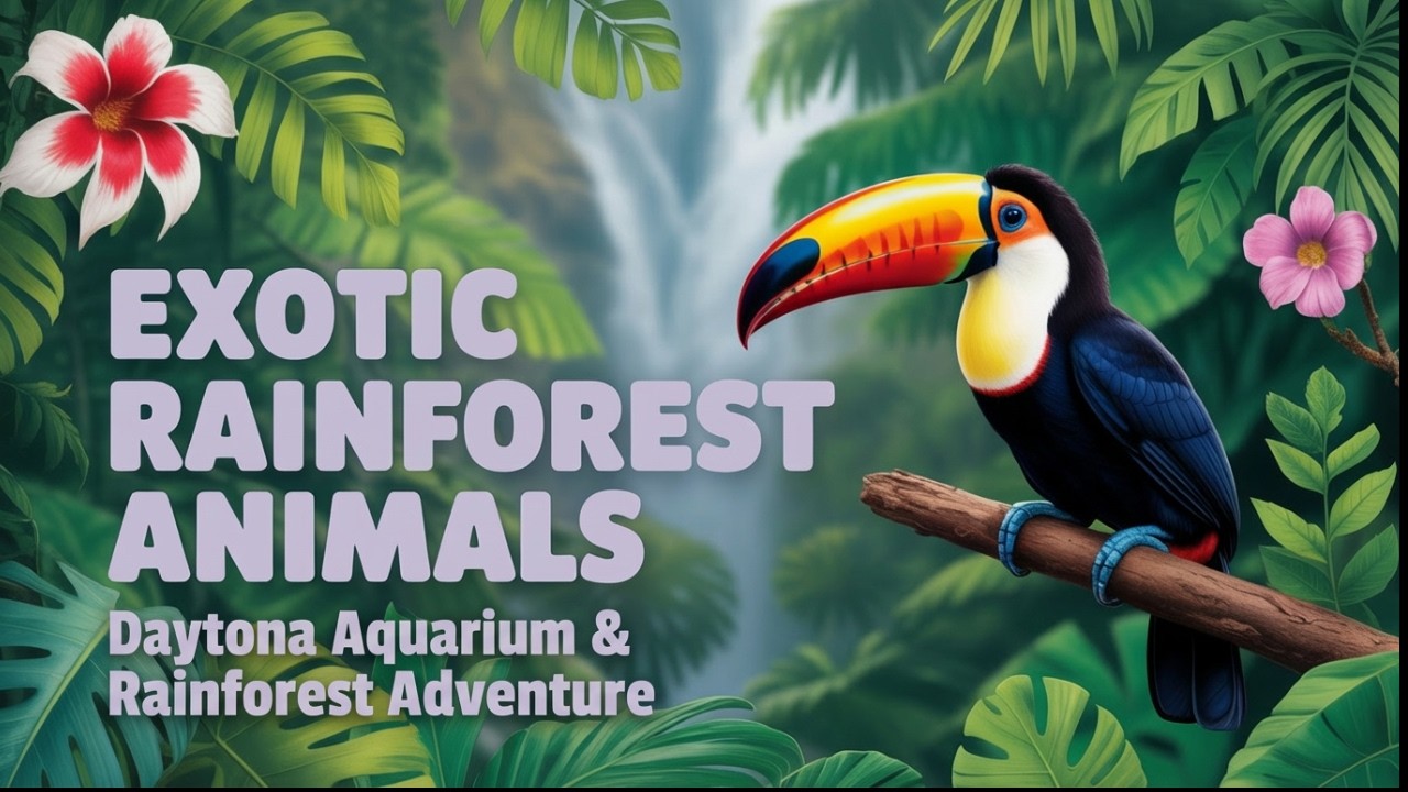 Полный обзор аквариума и тропического леса Дейтона-Бич, Флорида - Часть вторая