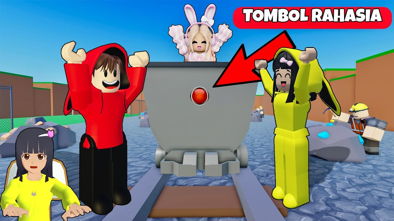Yuta, Mio Dan Baby Celine Menemukan Tombol Rahasia || ROBLOX