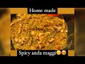 Spicy egg maggi  homemade recipe  foodvoodindia