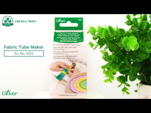 Clover Fabric Tube Maker 4022CV - Great for Jelly Roll Rugs Baskets