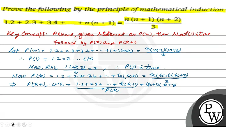 Prove the following by the principle of mathematical induction: \[ 1.2+2.3+3.4+\ldots+n(n+1)=\fr...