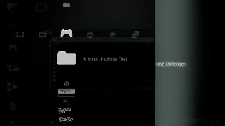 "Install Package Files" XMB Fix For Rogero 4.30 - PS3 Homebrew