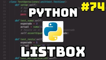 ✅ LISTBOX - Tkinter en español Python 📋 #74