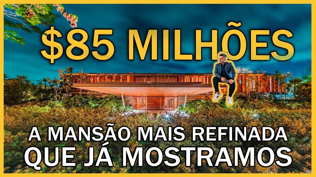 MANSÃO DE R$85.000.000,00 CASA COM MAIS DE 7000M  O MELHOR SPA DO MUNDO - MAIS LUXOSA DO YOUTUBe