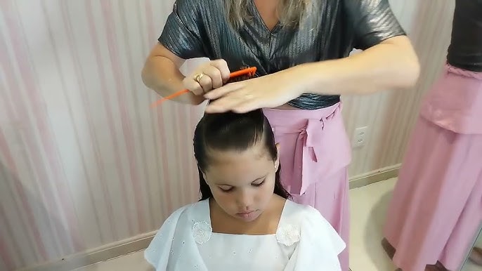 PENTEADO INFANTIL rápido feito com Xuxinhas, Glitter e Laço 