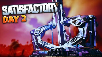 Unlocking Tiers 3+4 in Satisfactory Update 6 - [DAY 2]