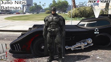 Julio Nibs Batman (Mod) GTA 5 || Tech"N