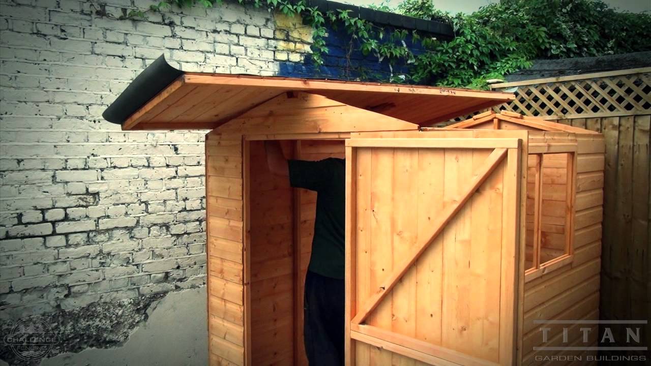 How to put up a Garden Shed - YouTube