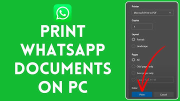 How to Print Whatsapp Documents on PC (2024) | WhatsApp Tutorial