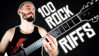 100 GREAT ROCK RIFFS