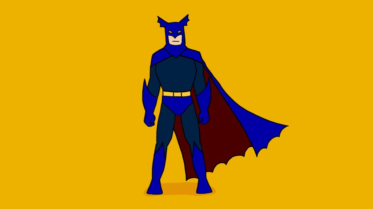 Apprendre A Dessiner Un Homme Chauve Souris Comme Batman Youtube