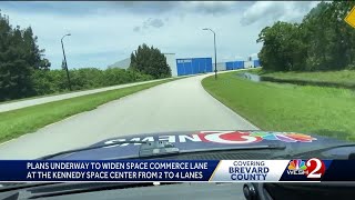 Road expansion project to help improve traffic near Kennedy Space Center