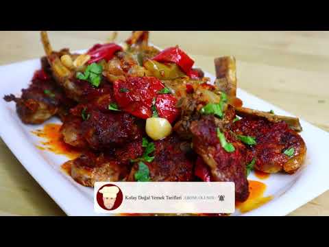 Tencerede Soslu Kuzu Pirzola Tarifi (Lamb Chops Recipe)