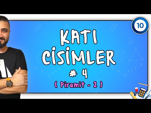 Piramit 2 | Katı Cisimler 4 Uzay Geometri | 10.SINIF MATEMATİK | Rehber Matematik