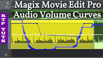 How to Adjust Audio Levels and Use Volume Curves - Magix Movie Edit Pro 2017 Plus