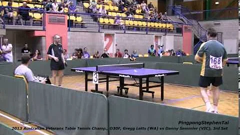 2013 Australian Veterans Table Tennis Champ., O30F...