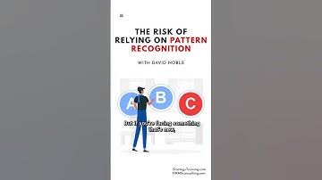 The Risk of Relying on Pattern Recognition (with David Noble) #shorts