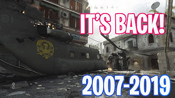 Og Crash Map is back and better than ever! (Modern Warfare dlc map Gameplay)