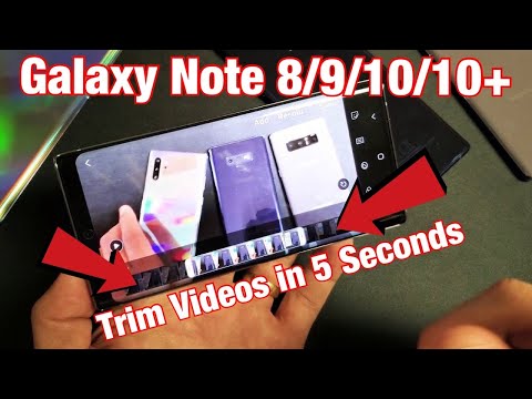 How to Trim Videos w/ Built-In Video Editor on Galaxy Note 8, Note 9, Note 10, Note 10 Plus