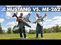 Epic Battle Between American Mustang Vs. German ME-262