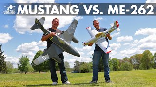 Epic Battle Between American Mustang Vs. German ME262