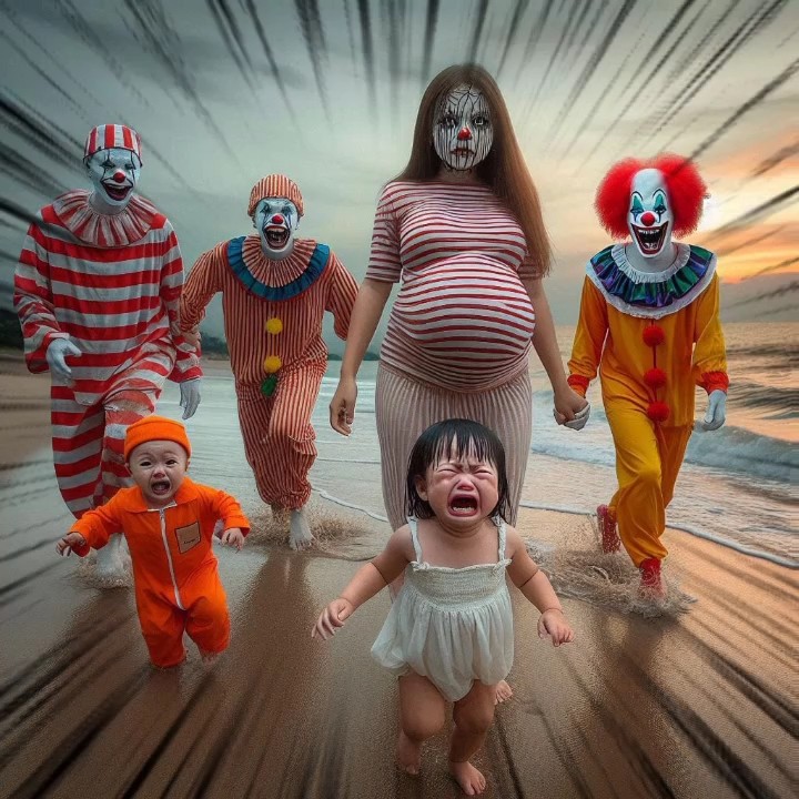 Dikira Badut Lucu, Inilah Detik-Detik Anak Kecil Diculik Badut Seram #shorts #funny