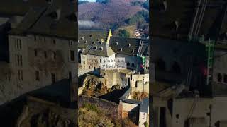Castle Vianden Drone. #Vianden #Luxembourg #Castle #Drone #DJI #Travel #WonderJourneys