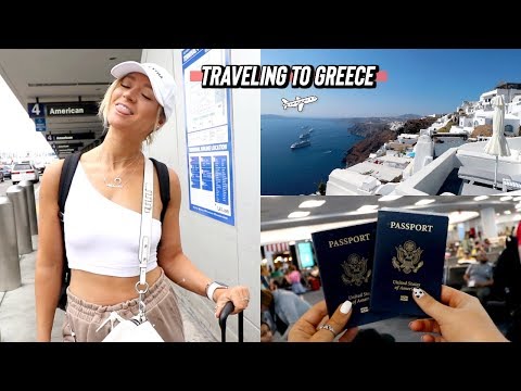 traveling to greece: mykonos and santorini vlog