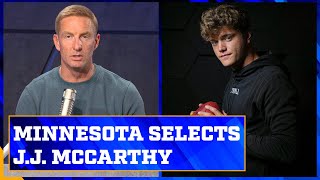 Minnesota trades up one spot and selects J.J. McCarthy | Joel Klatt Show by The Joel Klatt Show: A College Football Podcast 16,164 views 10 days ago 6 minutes, 21 seconds