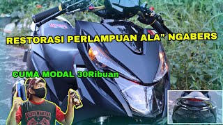 Cara Bersihkan Lampu MOTOR yang Buram atau Blawur | Lampu Jadi KINCLONG Kembali !