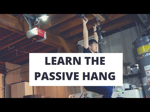 Passive hang for shoulder pain: How to shoulder hang safely