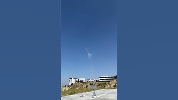 Rocket exploded but created a visual feast #missile #firework #rocket #space