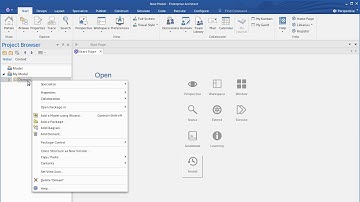 Creating Models, Views & Packages in Enterprise Architect