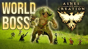 Ashes of Creation: World Bosses will be crazy in this game