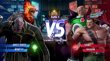 Requested MARVEL VS. CAPCOM: INFINITE: Ghost Rider and Nemesis Arcade Gameplay