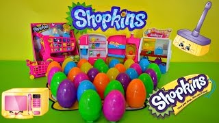 30 Shopkins Surprise Eggs - Ultra Rare - Shopkins Trolley  | Toys AndMe