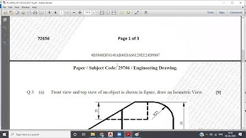 1of3 Projection of solids D2019 Cone Problem Prashant Jadhav
