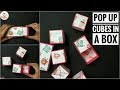 Pop up cubes in a box tutorial | How to make | Easy method | Surprise box | DIY