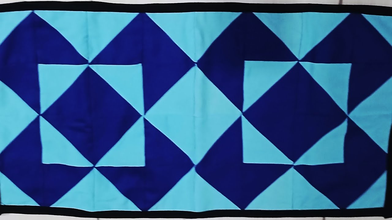 Caminho de mesa #retalhos  #geometric 