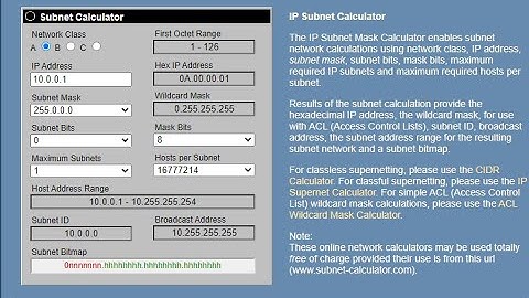 Ip subnet calculating